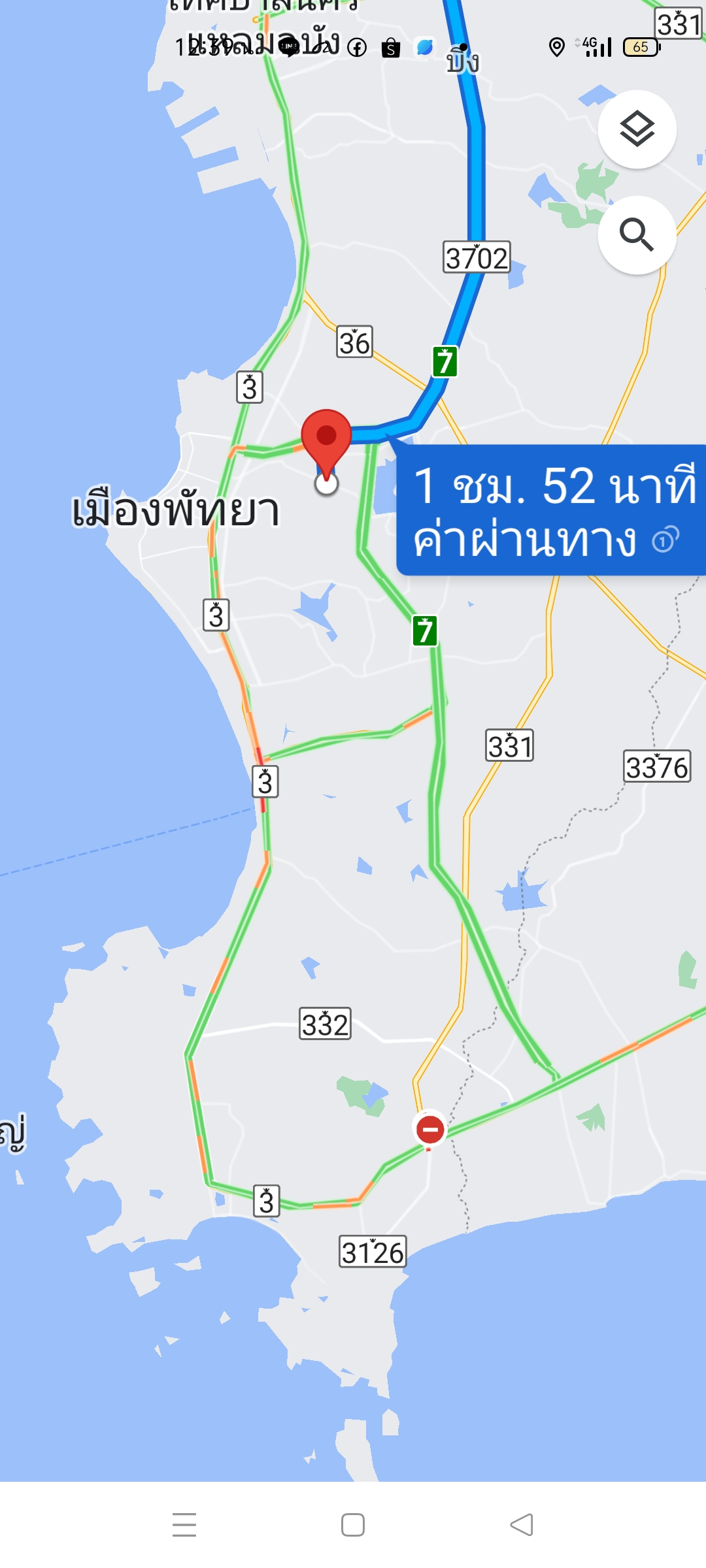 โรงแรมPK residence pattaya เมืองพัทยาชลบุรี