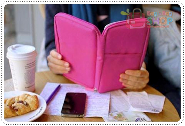 กระเป๋าใส่พาสปอร์ต แบบ Travel Book