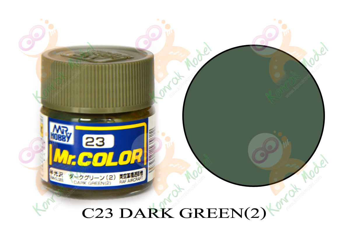 C23 Dark Green (2) Semi-Gloss 10ml