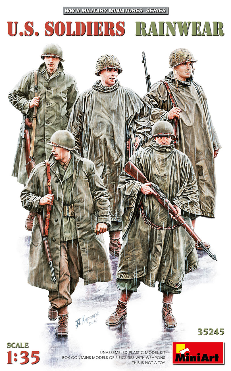 MI35245 U.S. SOLDIERS RAINWEAR 1/35