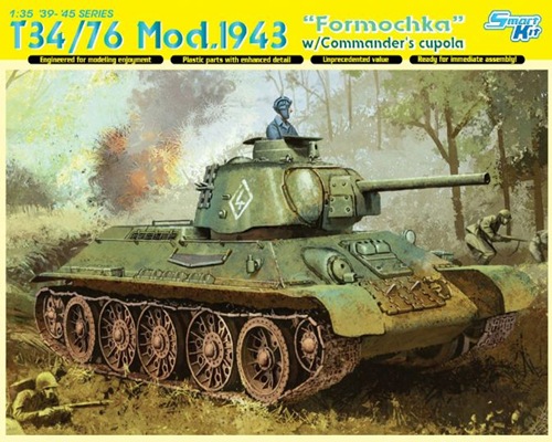 DRA6603 T-34/76 MOD.1943 FORMOCHKA (1/35)