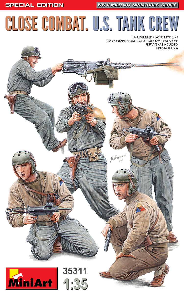 MI35311 CLOSE COMBAT. U.S. TANK CREW. SPECIAL EDITION 1/35