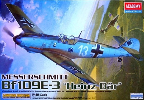 AC12216 MESSERSCHMITT BF109E-3 "HEIKE BAR" 1/48