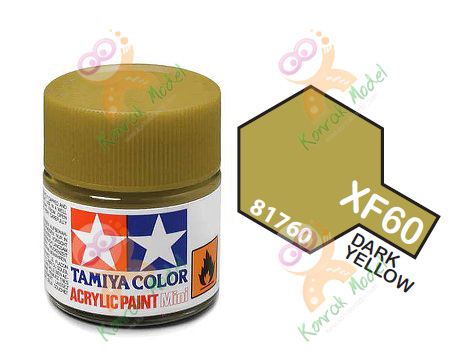 Acrylic XF60 Dark Yellow 10ml
