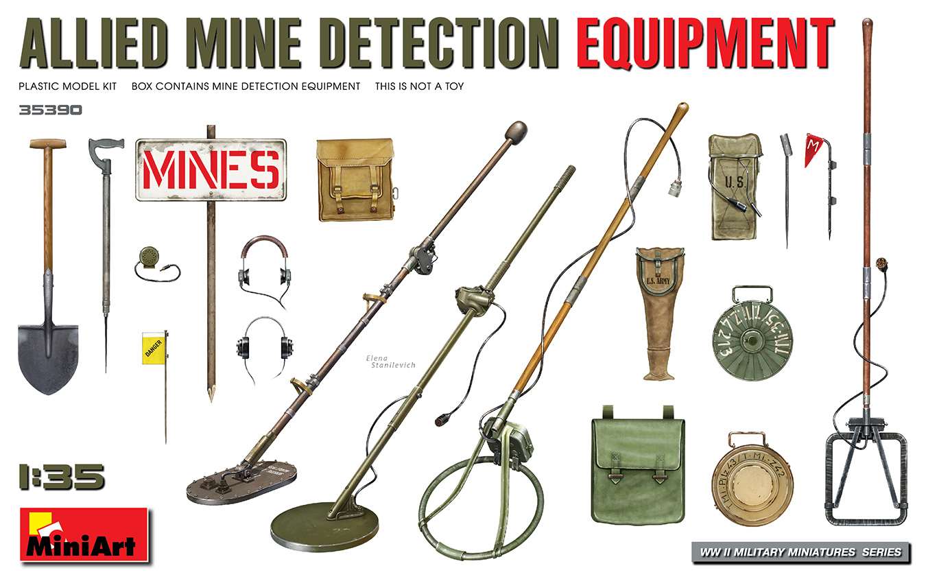 MI35390 ALLIED MINE DETECTION EQUIPMENT 1/35