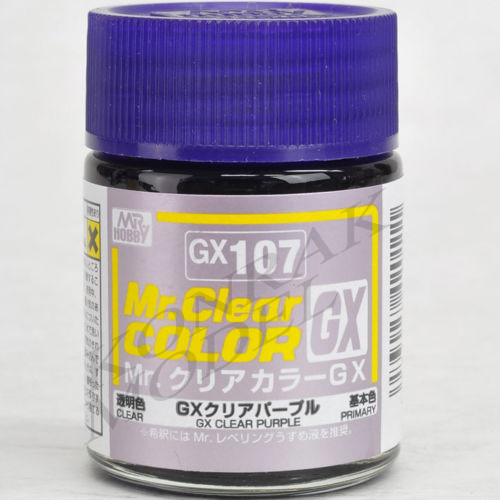 GX107 CLEAR PURPLE 18ML