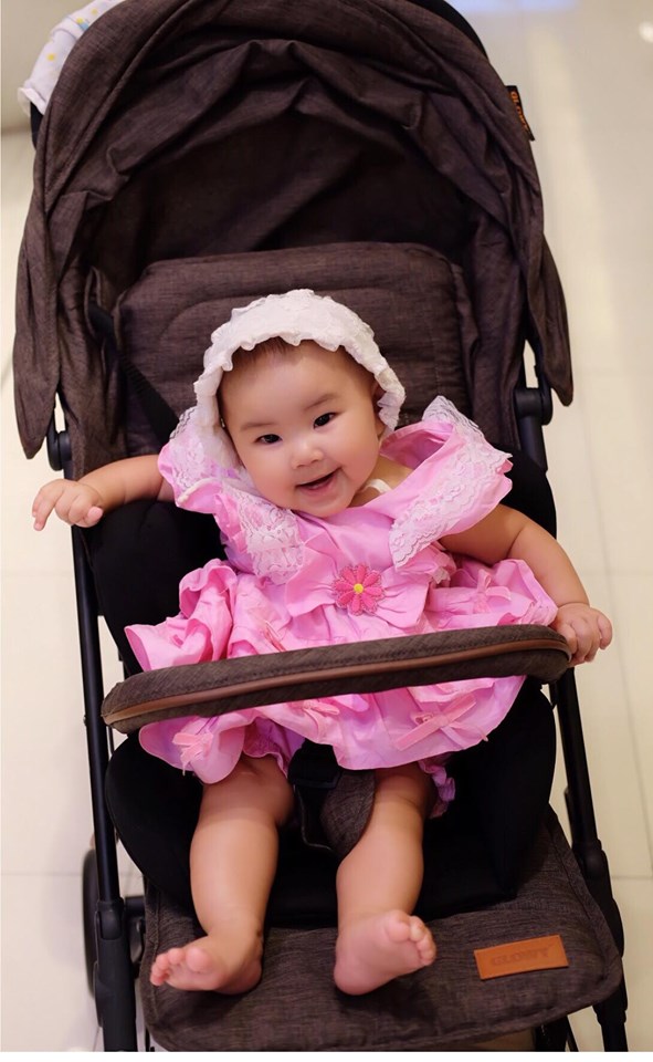 Ruffle skirt pink เด็กเล็ก