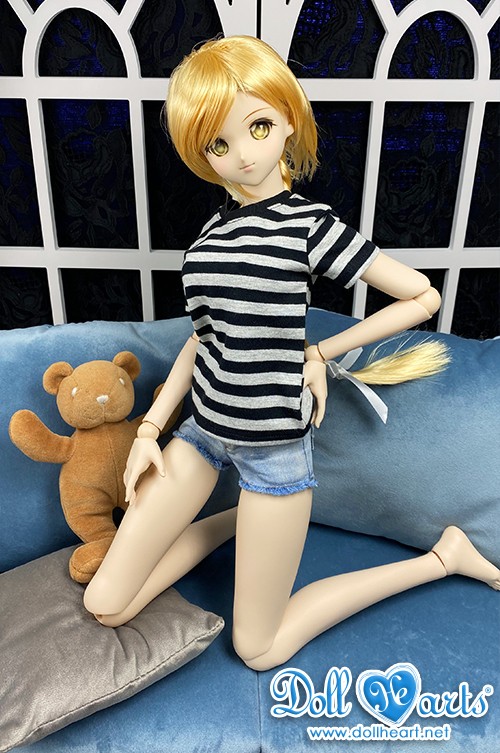 [PRE-ORDER] SD/DD GREY & BLACK STRIPE T-SHIRT