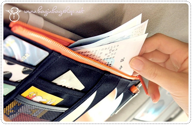 GMZ Point Pocket ver.2 ที่เก็บของใต้ที่บังแดดในรถ