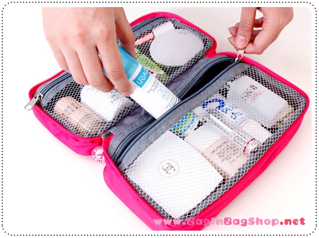 Smart System Travel Bag กระเป๋าเก็บของใช้ส่วนตัวสำหรับเดินทาง