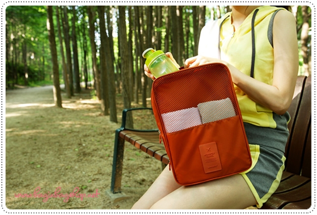 Mesh Pocket Shoe Pouch กระเป๋าใส่รองเท้า พกพา