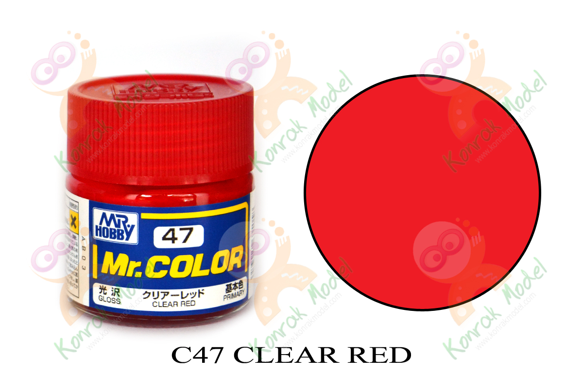 C47 Clear Red Gloss 10ml