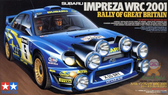 TA24250 1/24 Subaru Impreza WRC 2001