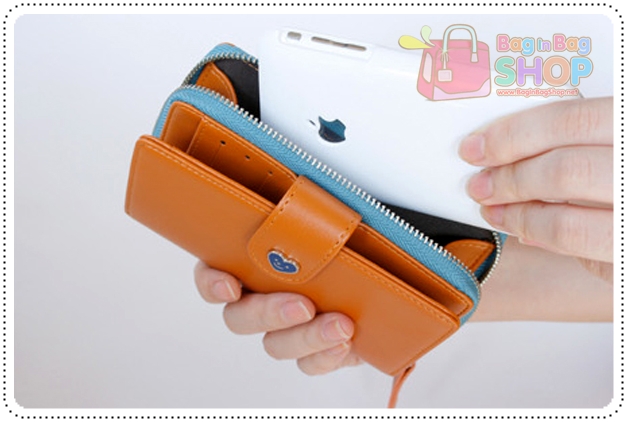Paul and Polina Smart wallet กระเป๋าใส่มือถือสมาร์ทโฟน รุ่นมีซิป