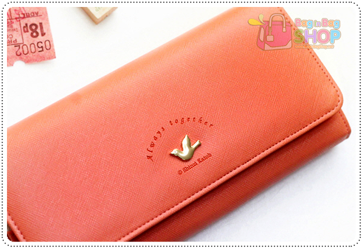 ลด 50% Two Stage Clear Wallet กระเป๋าสตางค์แบบยาว
