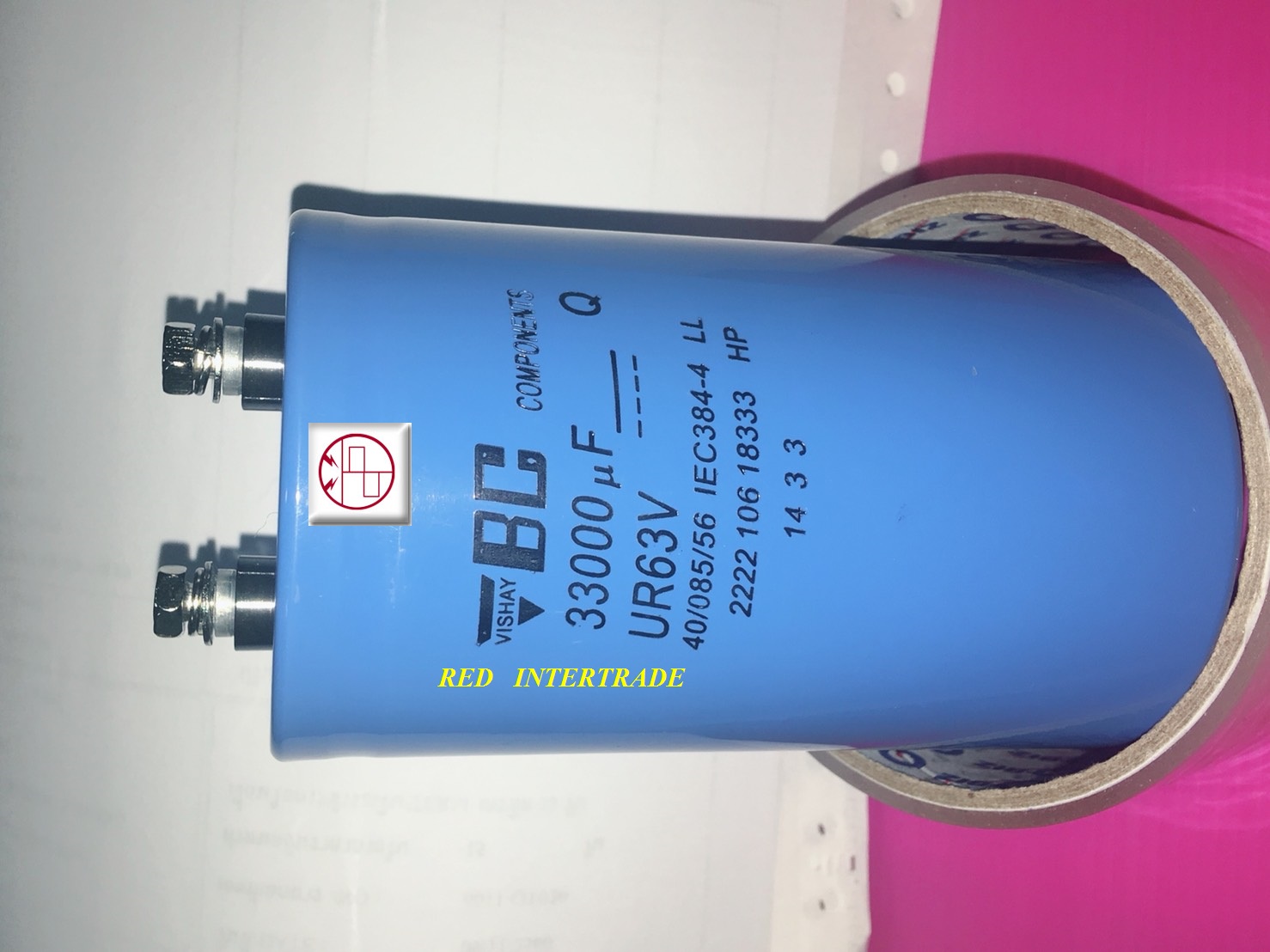CAPACITOR 33000UF UR 63V VISHAY