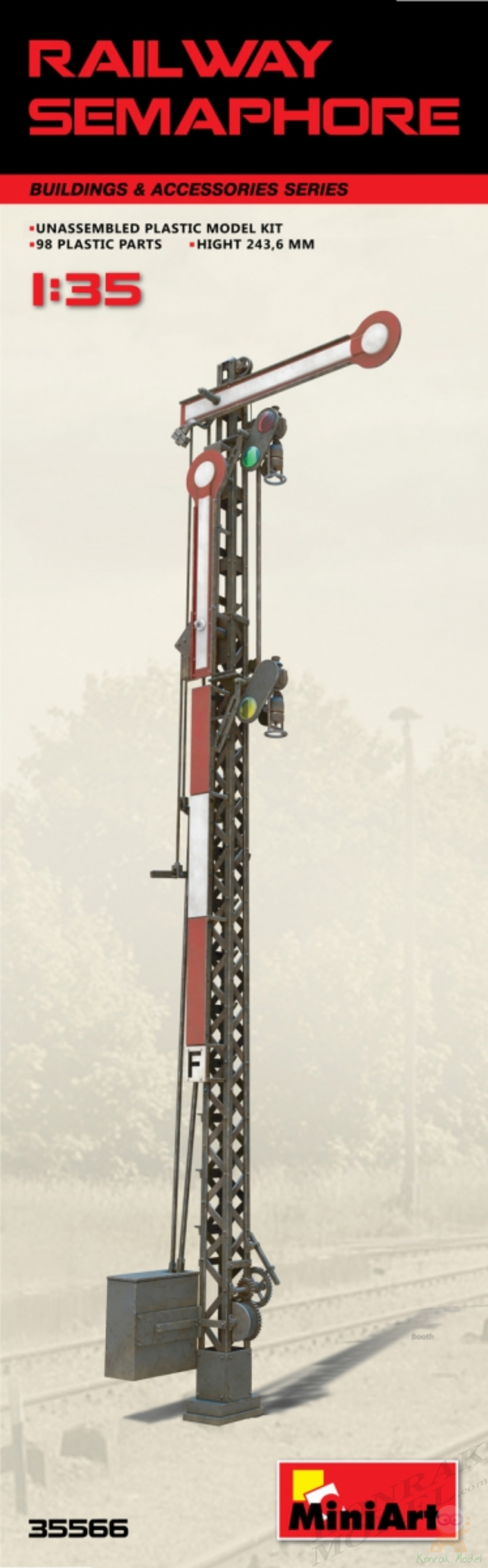 MI35566 RAILWAY SEMAPHORE 1/35