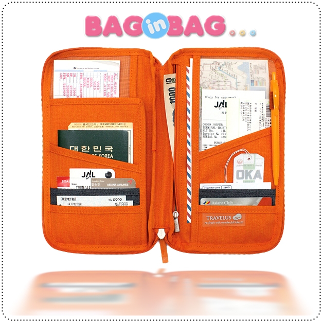 Travel Documents & Passport กระเป๋าเก็บเอกสารการเดินทาง