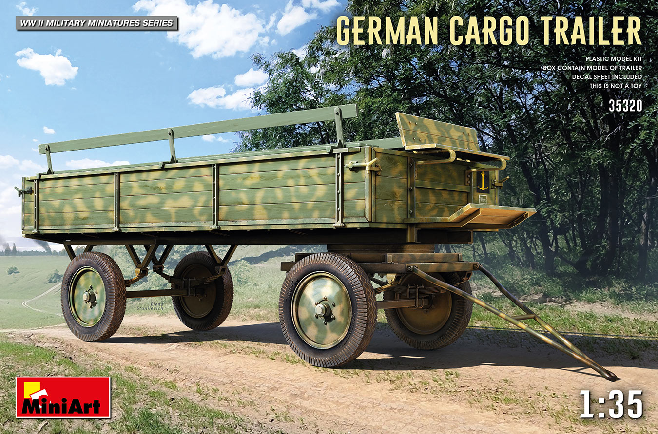 MI35320 GERMAN CARGO TRAILER 1/35