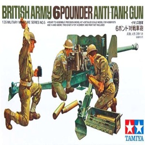 TA35005 BRITISH ARMY 6POUNDER ANTI-TANK 1/35