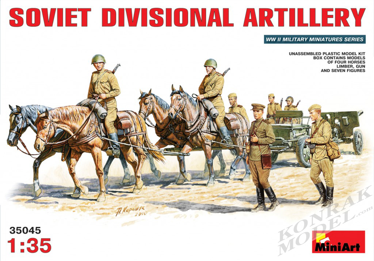 MI35045 SOVIET DIVISIONAL ARTILLERY 1/35