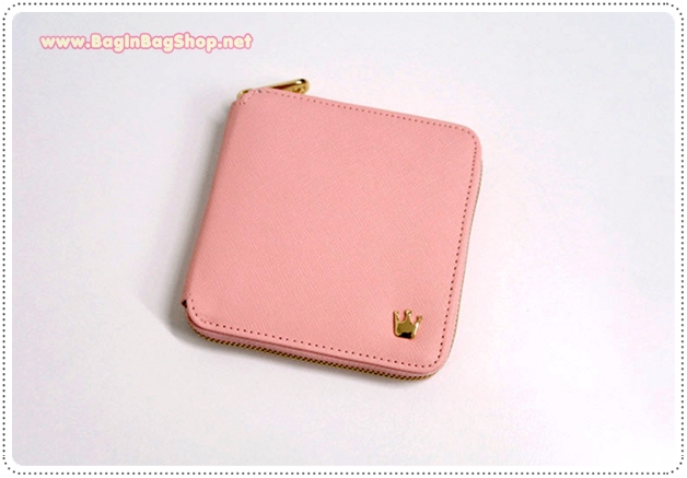 ลด 50% Crown Zipper Wallet