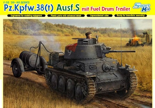 DRA6435 PZ.38(t)AUSF.S W/DURM TRAILER (1/35)