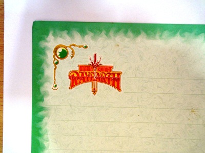 กระดาษเขียนจดหมายลายเมจิคไนท์เรย์เอิร์ธ 2