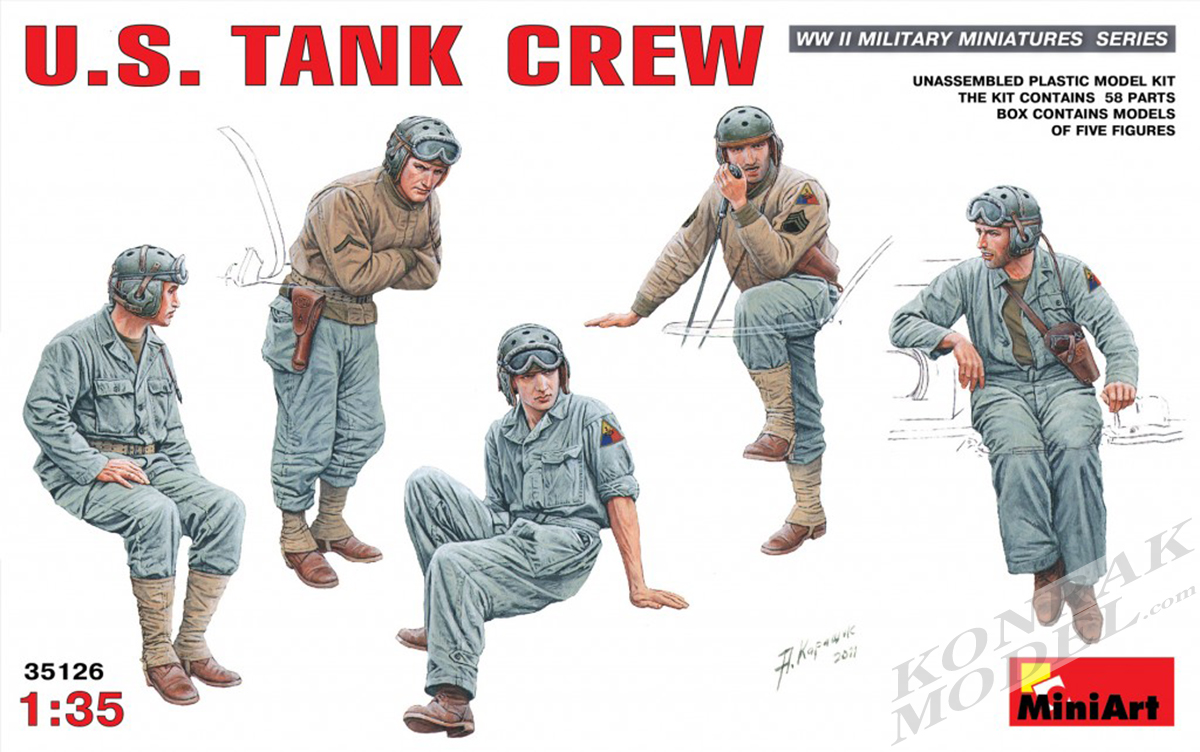 MI35126 U.S. TANK CREW 1/35