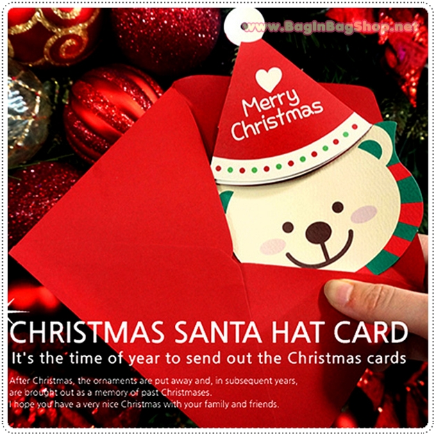 Christmas Santa Hat Card