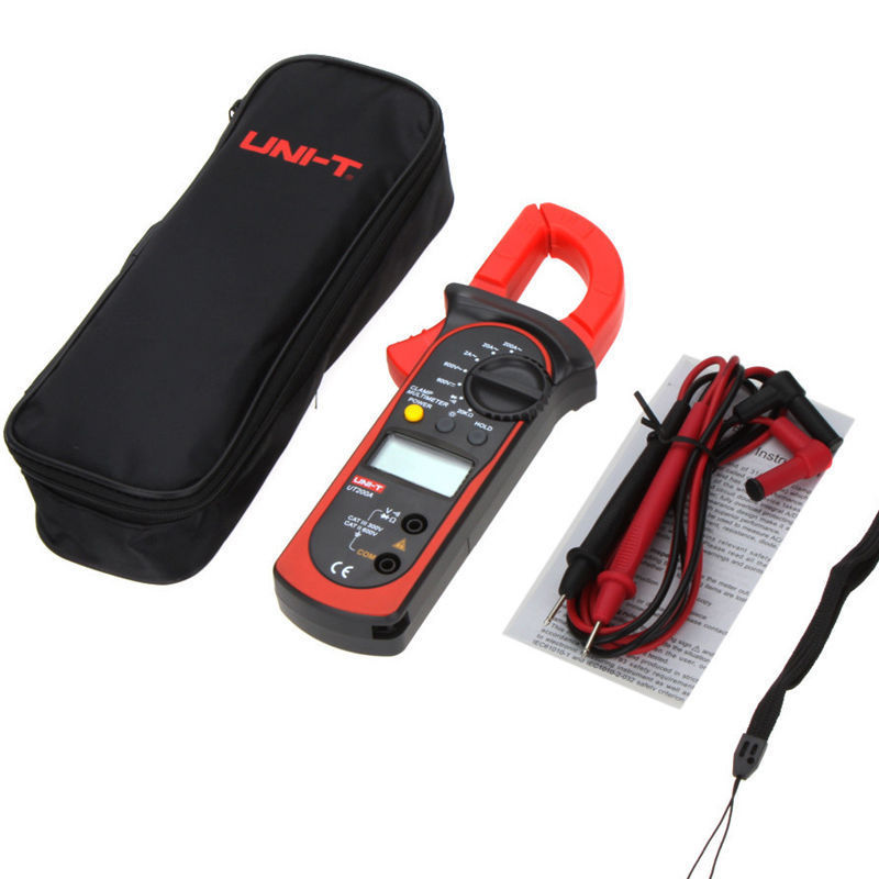 LCD Backlight UNI-T UT200A Current Voltage Resistance Diode Digital Clamp Meter