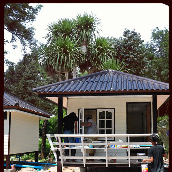 บ้านน็อคดาวน์ทรงปั้นหยา (OMH-19) ขนาด 3.00x5.50 เมตร