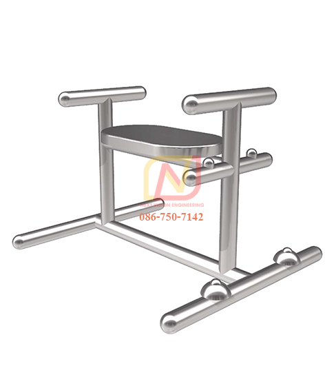 FTS-12 เครื่องออกกำลังกายกลางแจ้งสแตนเลส อุปกรณ์นวดฝ่าเท้า-บริหารแขน-ยึดหลัง