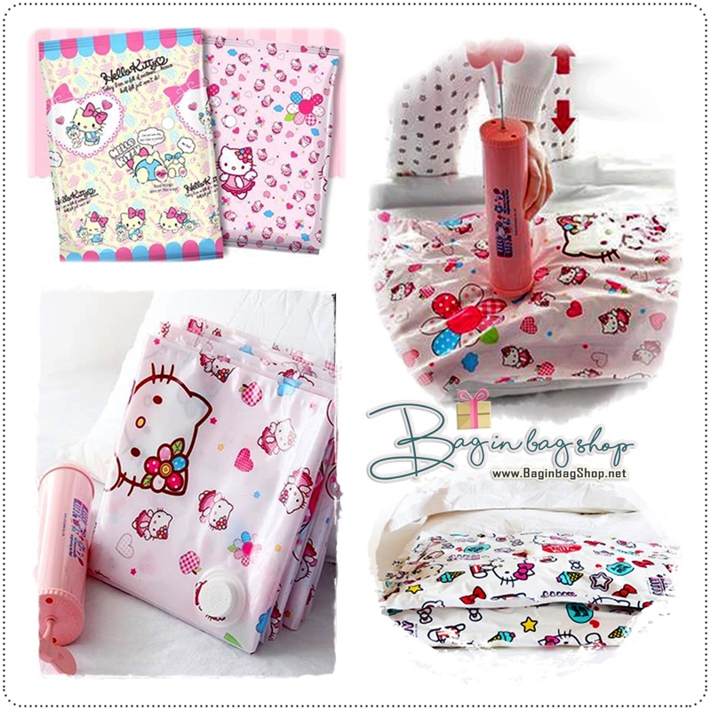 ถุงสูญญากาศ Hello Kitty set B (5 ชิ้น)