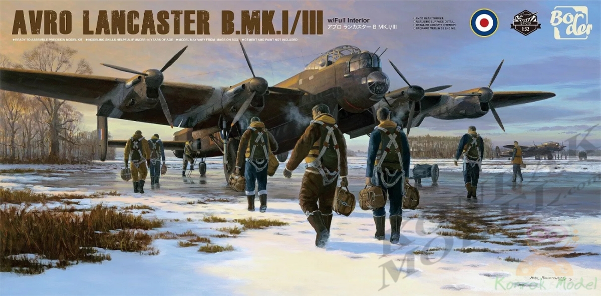 BF-010 AVRO LANCASTER B.MK.I/III W/FULL INTERIOR [1/32]