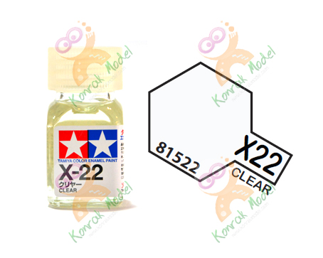 Enamel X22 Clear 10ml