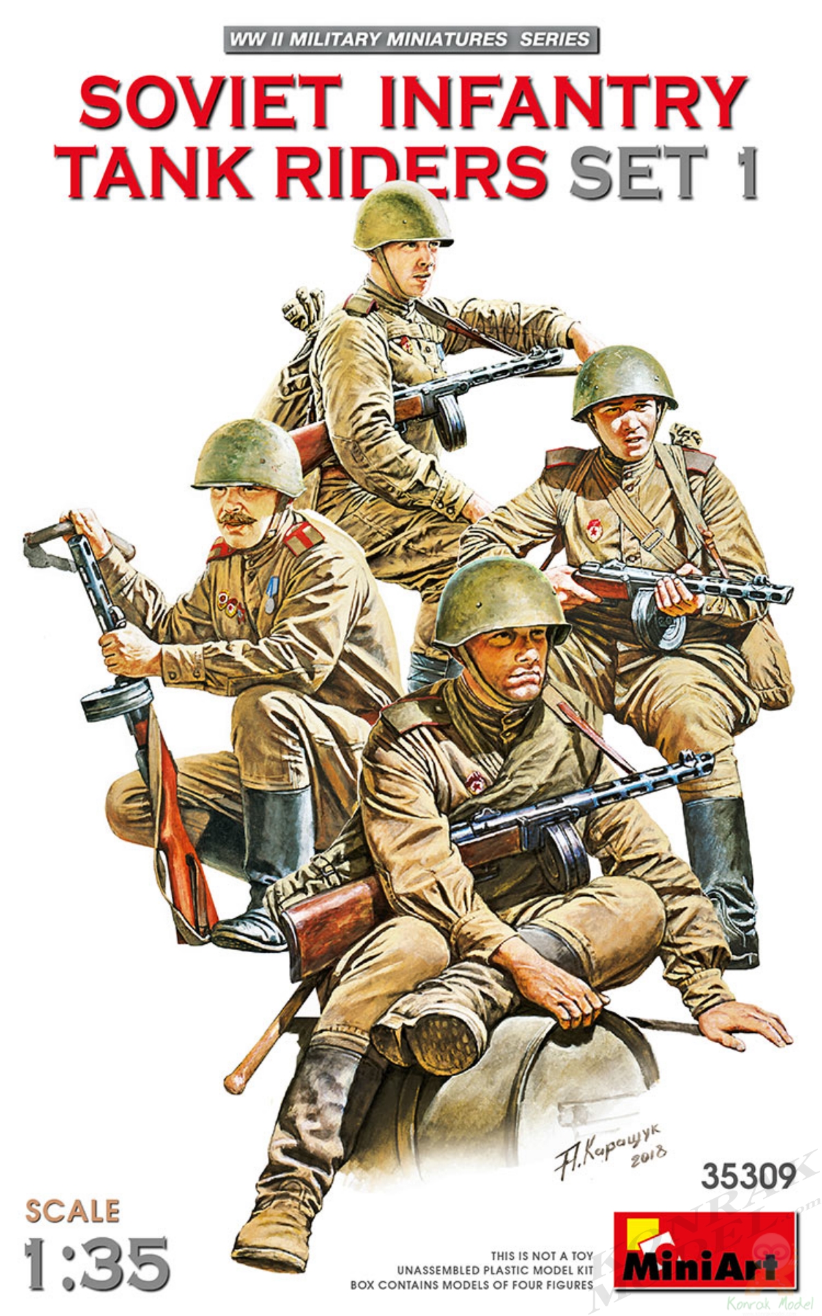 MI35309 SOVIET INFANTRY TANK RIDERS SET 1 (1/35)
