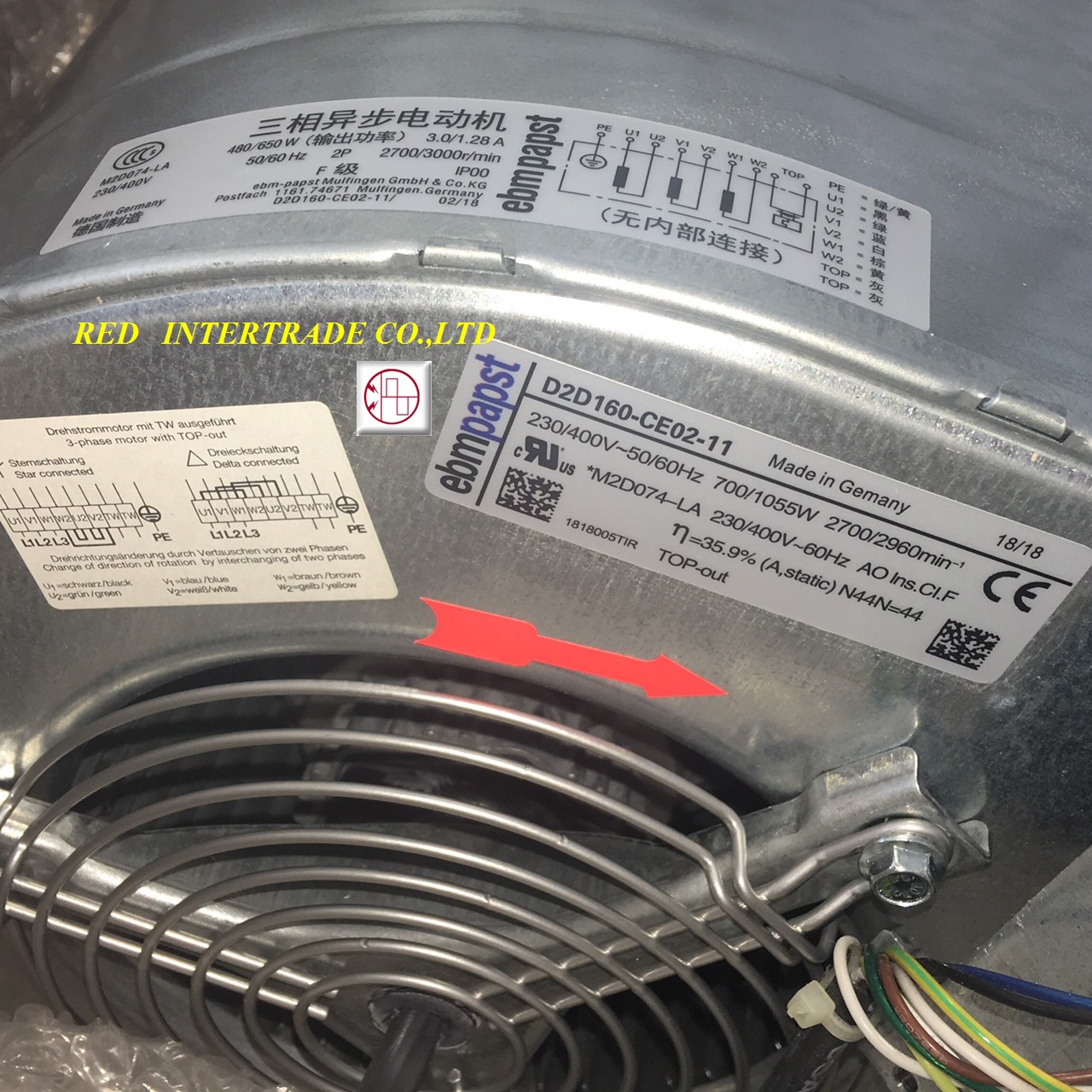 D2D160-CE02-11 COOLING FAN ABB ขายพัดลม