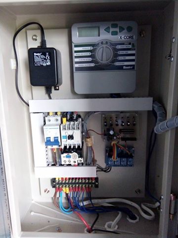 งานออกแบบติดตั้งระบบควบคุมการรดน้ำ