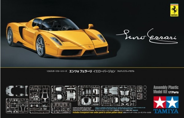 TA24301 ENZO FERRARI YELLOW VERSION 1/24