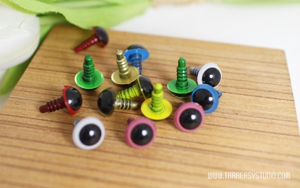 ลูกตาคริสตัล ขนาด 12 mm มี 7 Color