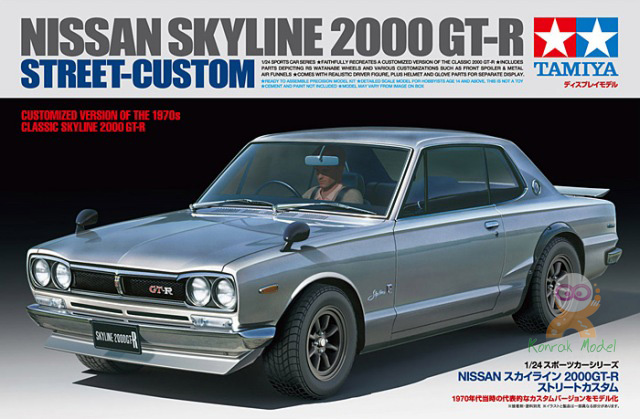 TA24335 1/24 Nissan Skyline 2000 GT-R Street -Custom (มีเครื่อง)