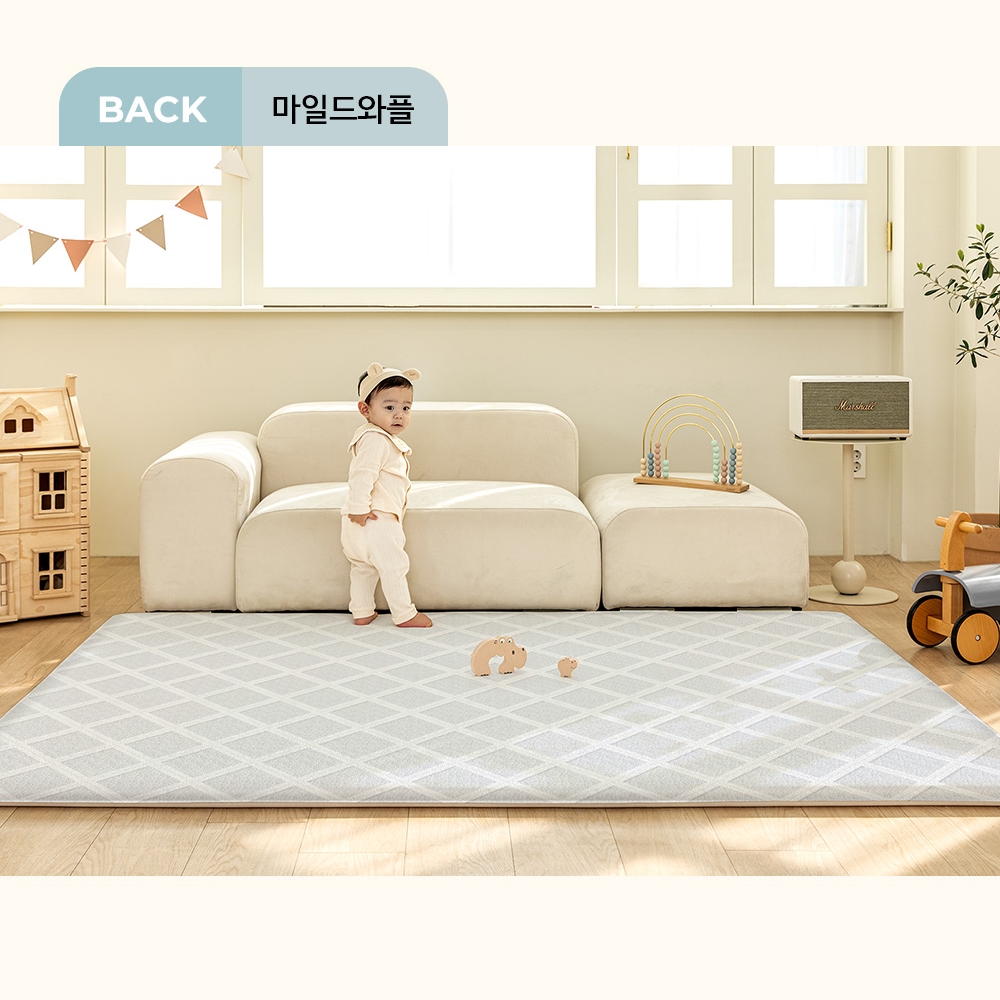 แผ่นรองคลาน PARKLON Air Bubble Mat ขนาด 150x230 หนา 4.0 cm ลาย Bebe Block