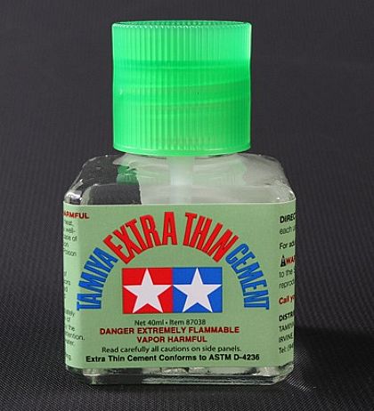 TA87038 TAMIYA EXTRA THIN CEMENT(ฝาเขียว) 40ml