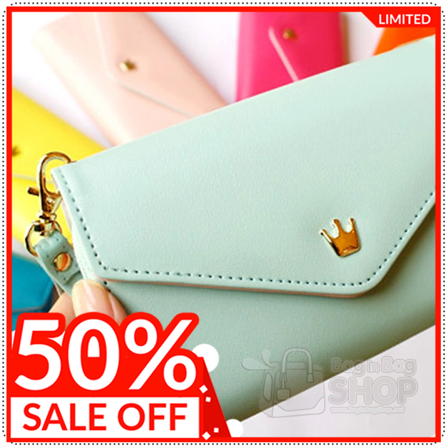 ลด 50% Crown Smart Pouch K กระเป๋าสตางค์ใส่สมาร์ทโฟน