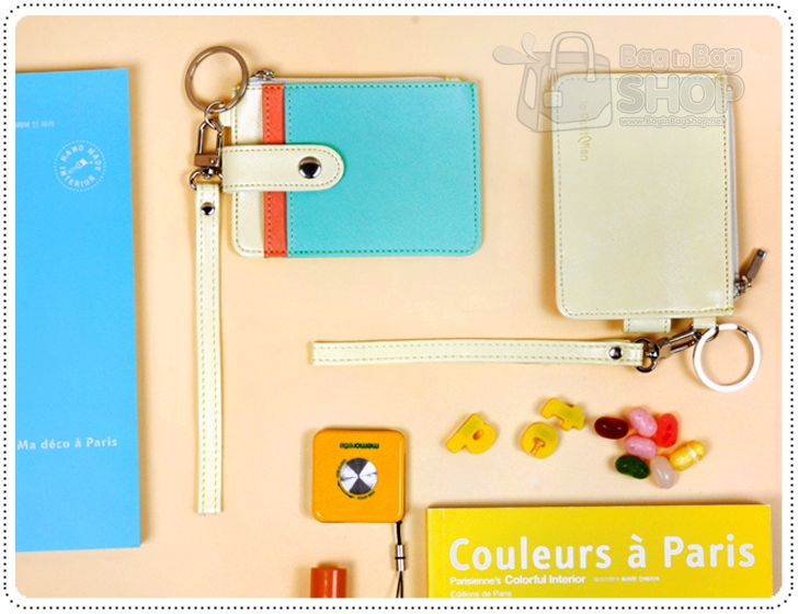 Coin & Card Wallet สำหรับใส่เหรียญ,บัตร และ กุญแจ
