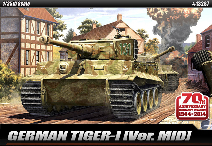 AC13287 TIGER-I MID VER. ANNIV 70 NORMANDY 1/35