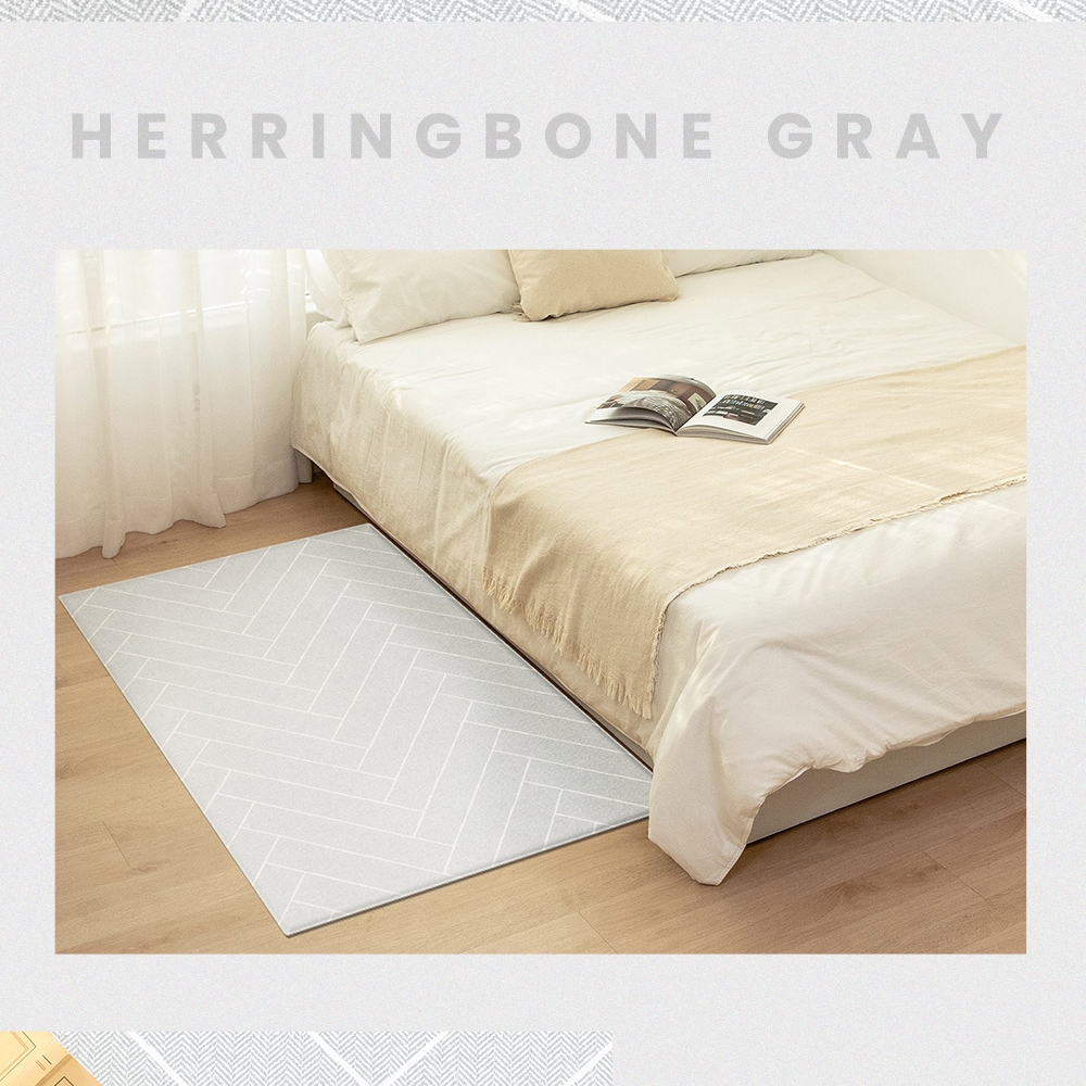 New! แผ่นรองคลาน PARKLON รุ่น La Pure Soft Mat ขนาด 100x140x1.2cm ลาย On The Road