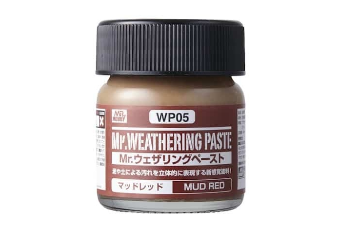 WP05 Mr.WEATHERING PASTE MUD RED 40ML(โคลนสีแดง)