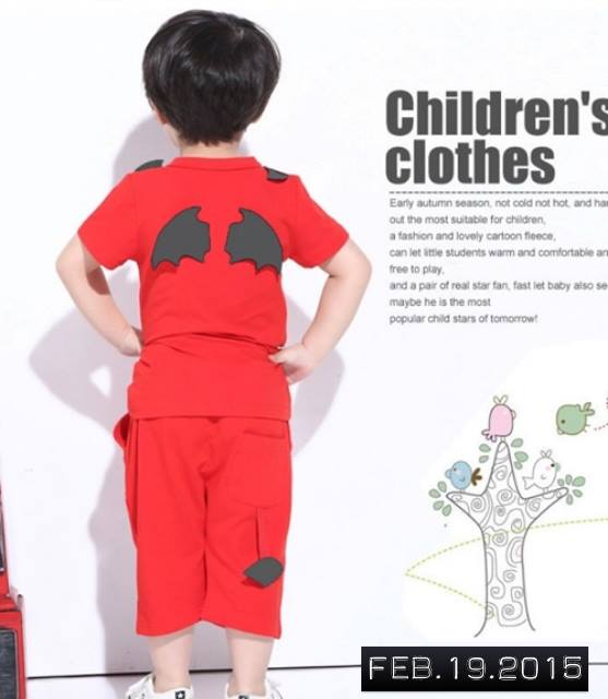 ชุด Devil แขนสั้นขาสั้น